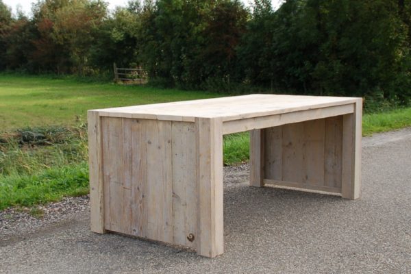 Steigerhouten bureau Welle
