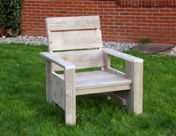 steigerhouten relax stoel swadde