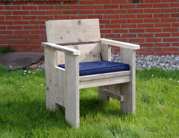 steigerhouten tuinstoel swadde