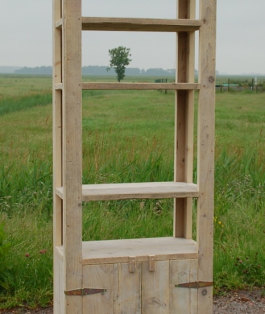 Steigerhouten audiomeubel Murk