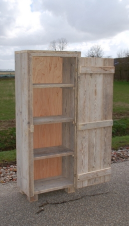 Steigerhouten kast Delfeart
