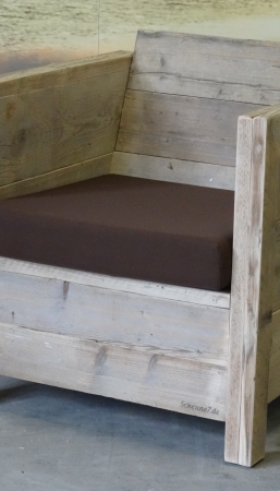 Steigerhouten stoel Dokkumer Djip