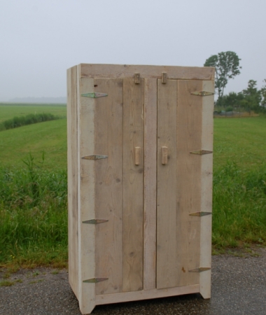 Steigerhouten 2 deurs kast Lije