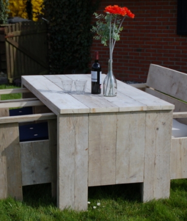 Steigerhouten tuinset Swadde