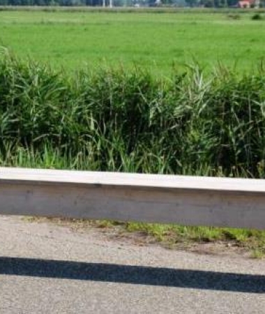 Steigerhouten bankje Lyts