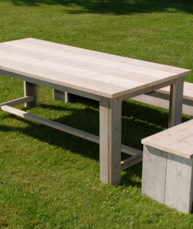 Steigerhouten tuintafel Aldfeart