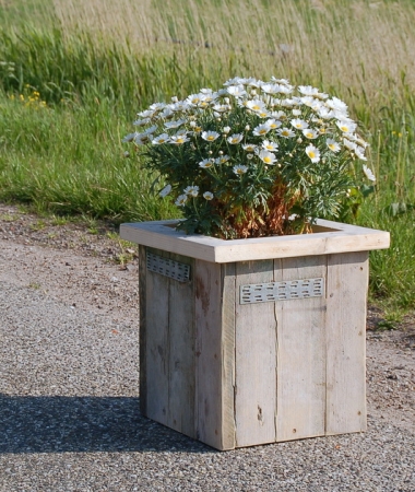Steigerhouten plantenbak Swadde
